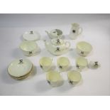 ROYAL DOULTON TEA SET - ORMOND COLLEGE - MELBOURNE, AUSTRALIA a part Royal Doulton tea set with