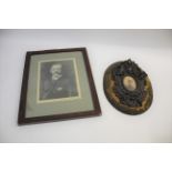 VICTORIAN FRAMED PHOTOGRAPH - BENOIT 'BENNO' HOLLANDER a photograph of Benoit 'Benno' Hollander