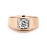 Gent's 14KT Gold and Diamond Ring