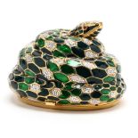 Coiled Snake Charmer Minaudiere, Judith Leiber