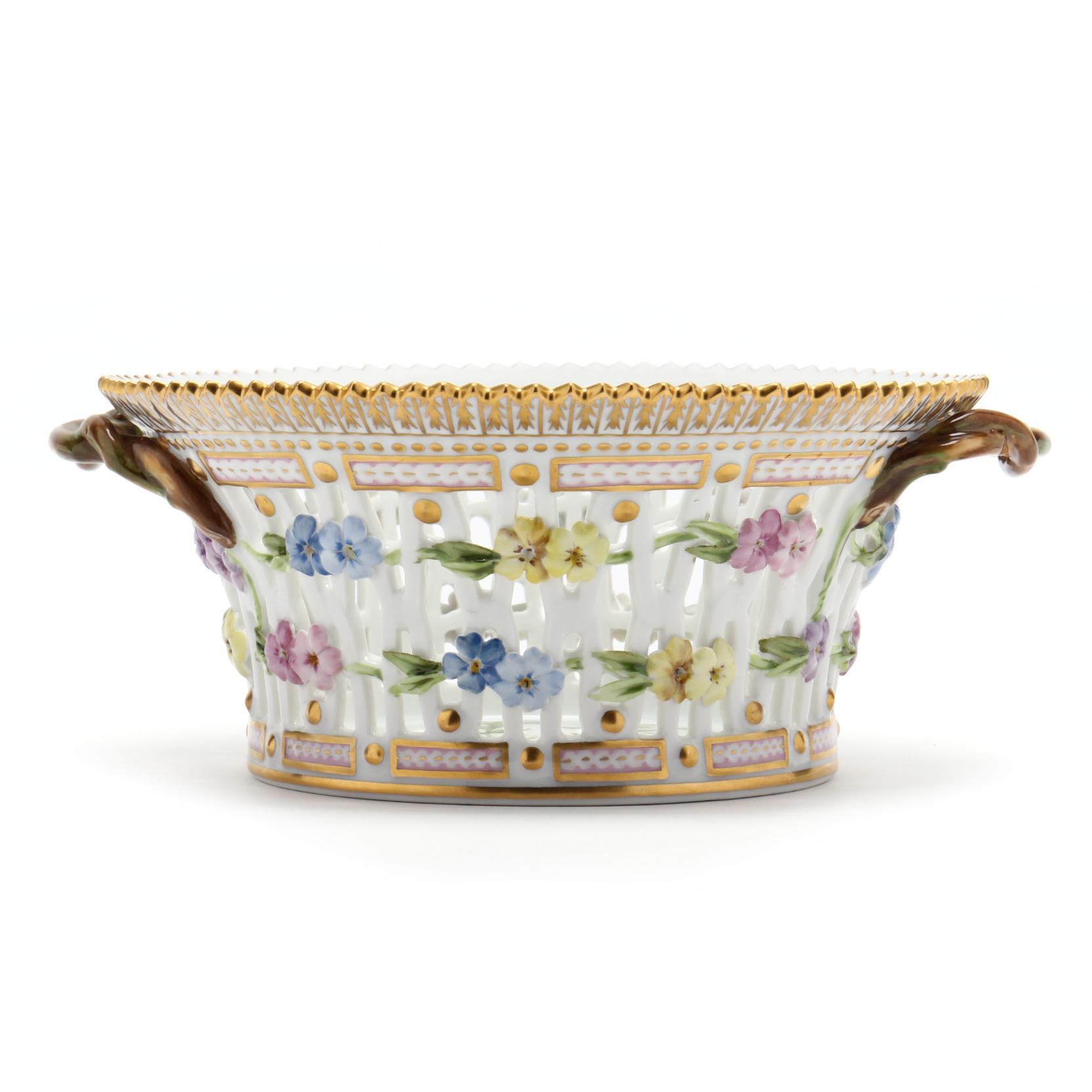 Royal Copenhagen Flora Danica Fruit Basket