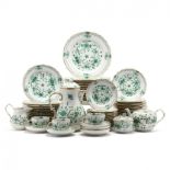 Meissen Dinnerware Service for Twelve "Indian Green"