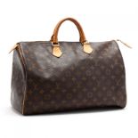 Monogram Canvas Handbag Speedy 40, Louis Vuitton