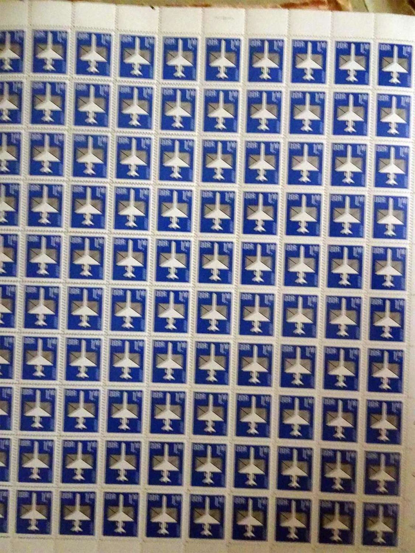 DDR, postfrische Bogen-Partie von Michel Nr. 2549w, 2561, 2602v, 2753, 2868, 2967, 6 verschiedene - Bild 4 aus 6