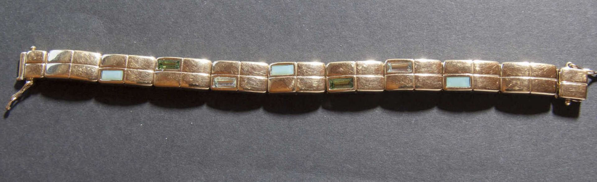 Hochwertiges Modeschmuckarmband, Länge ca. 18 cm.High quality jewelry bracelet, length approx. 18