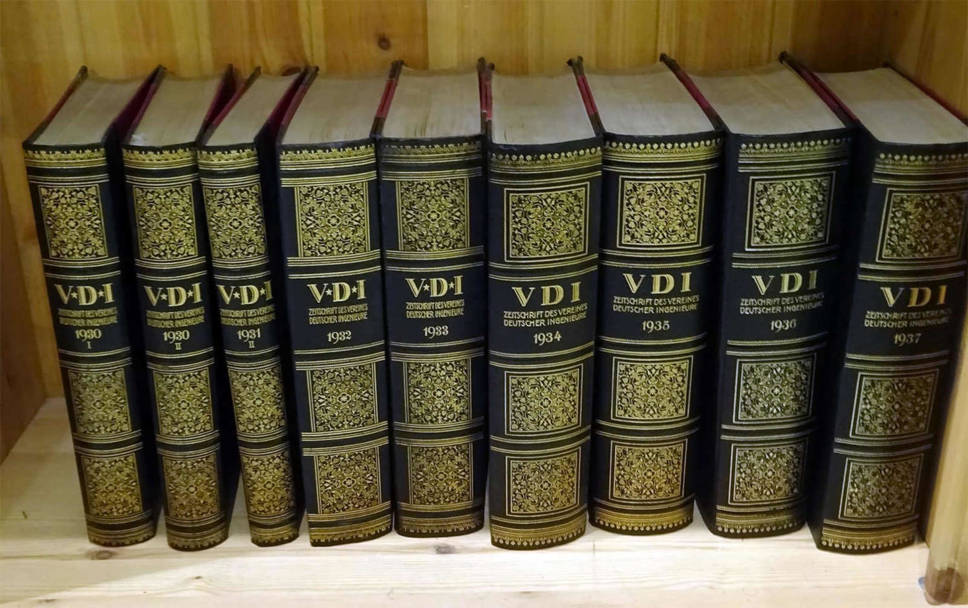 VDI, Zeitschrift des Vereines Deutscher Ingenieure. Vorhanden 1906, 1924, 1926 Bd. 1+II, 1927 Bd.I+ - Bild 3 aus 3