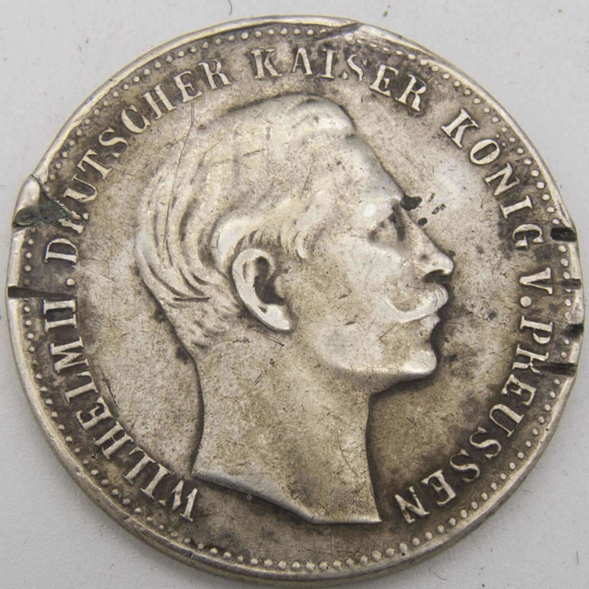 Erinnerungs - Medaille "Zur Erinnerung an den Besuch unseres Kaisers in Neunkirchen 25. April 1893".