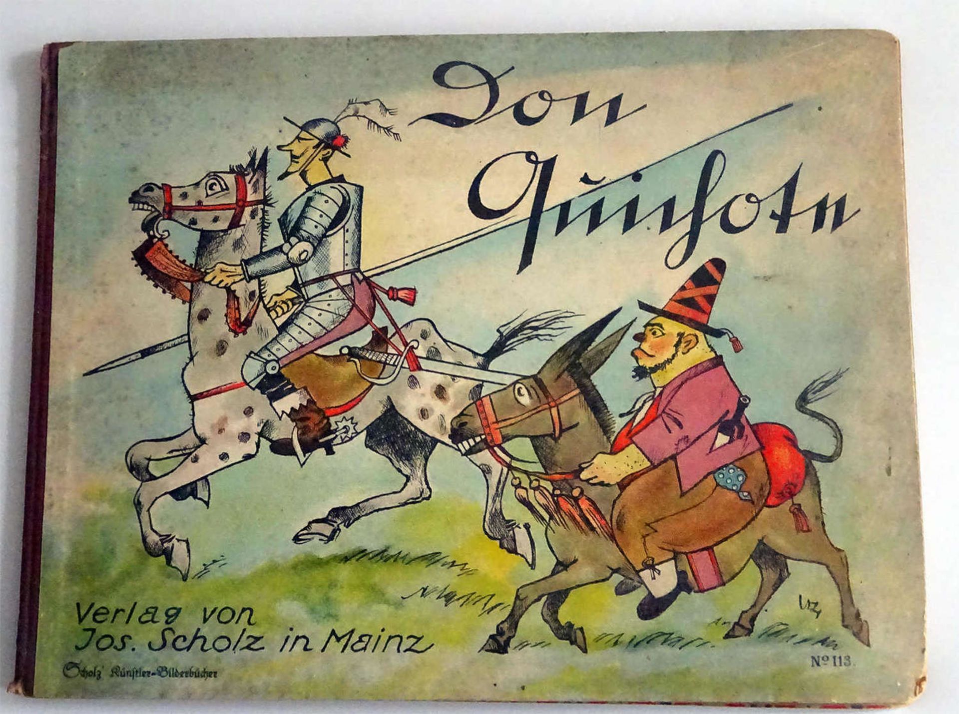 Don Quichote. Mit illustriertem Titel, zahlreichen Textillustrationen und 8 ganzseitigen