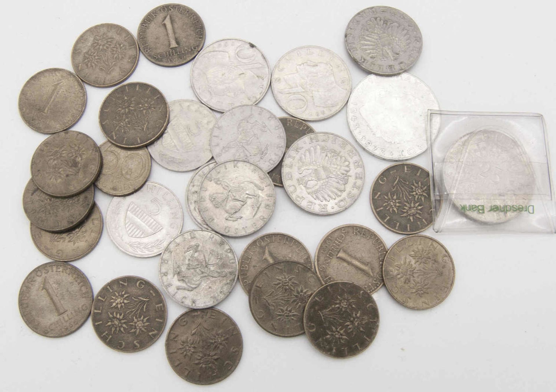 Österreich, Lot Klein - Münzen. Austria, Lot Klein - coins. Please visit.
