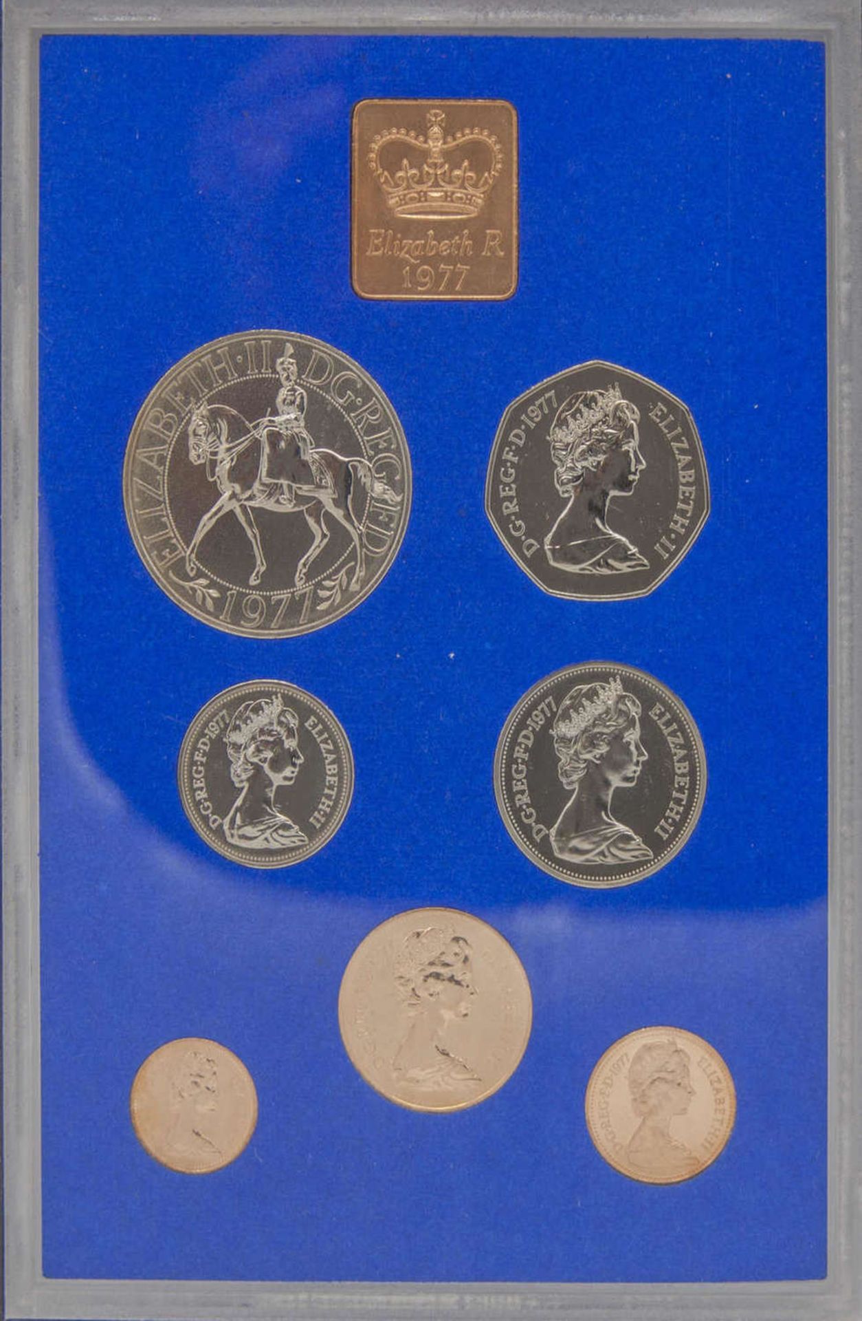 Sammel - Album "Die Münzen zum 25 jährigen Regierungsjubiläum von Königin Elizabeth II.",