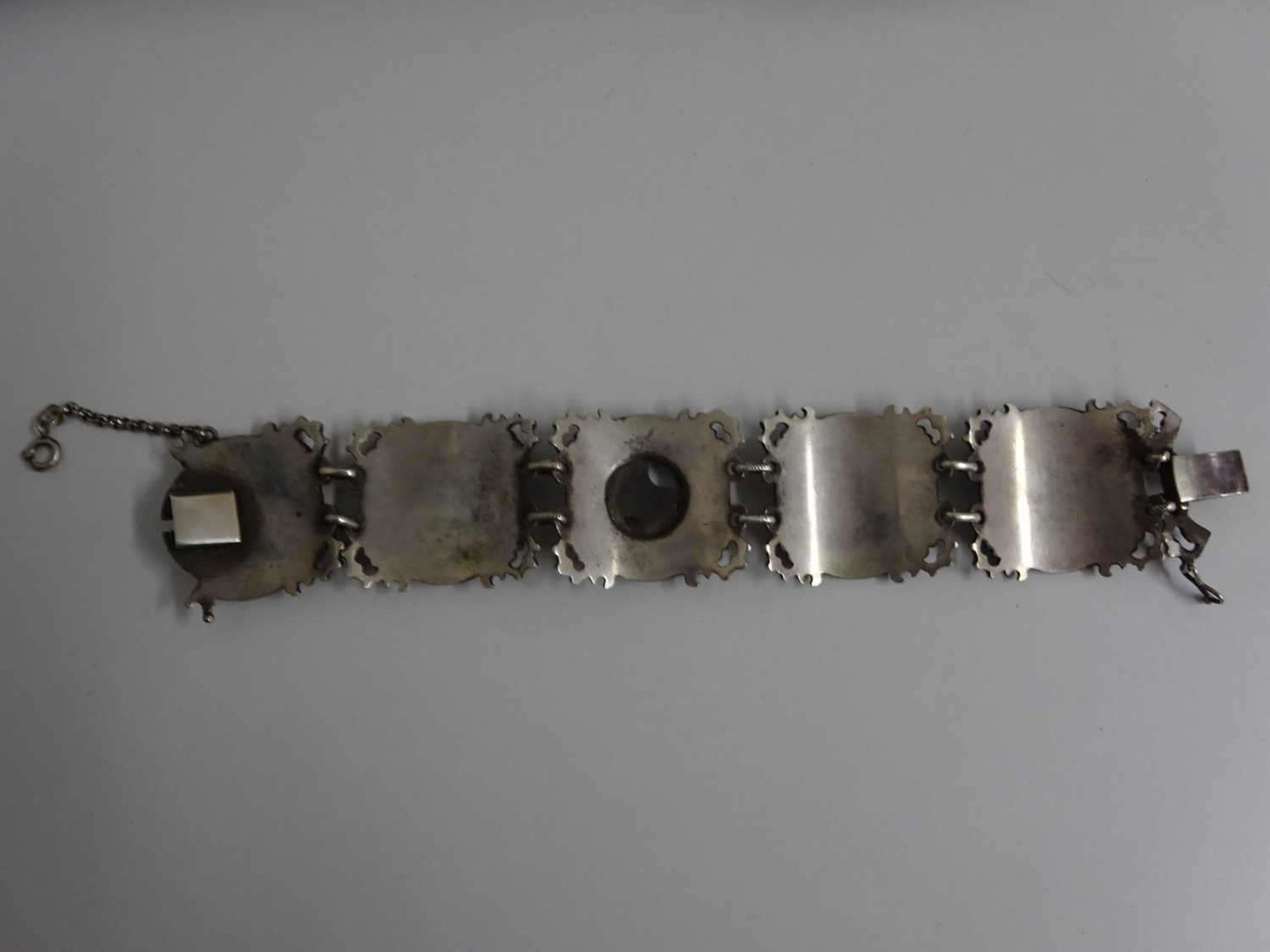 Trachtenarmband, 925er Silber, 57 g.Traditional bracelet, 925 silver, 57 g. - Bild 3 aus 3