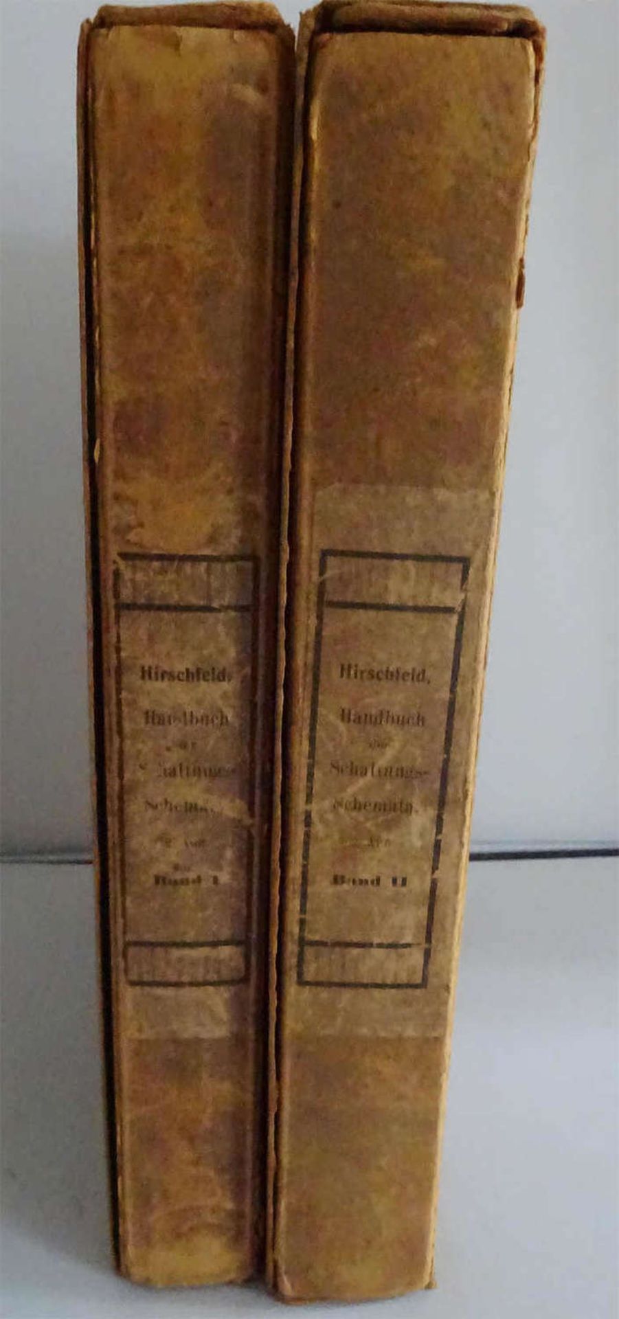 Hirschfeld, Handbuch der Schaltungsschemata, 2. Auflage, Band 1 & 2, 1905. Im Original