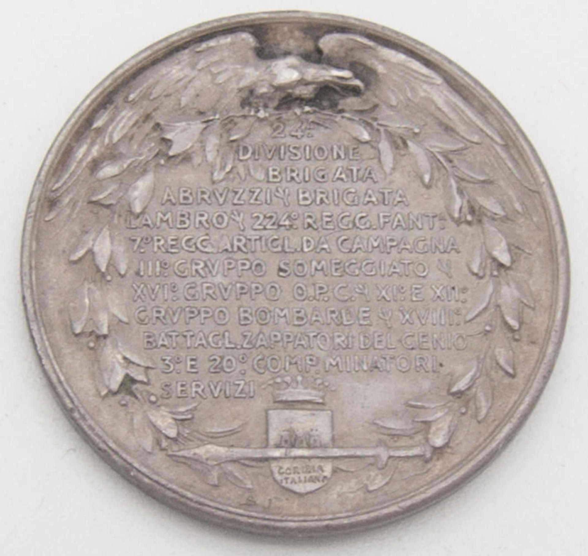 Italien 1916, Medaille von B. Castellucci zur Einnahme von Gorizia am 8. August. Zwölf Zeilen - Bild 2 aus 2