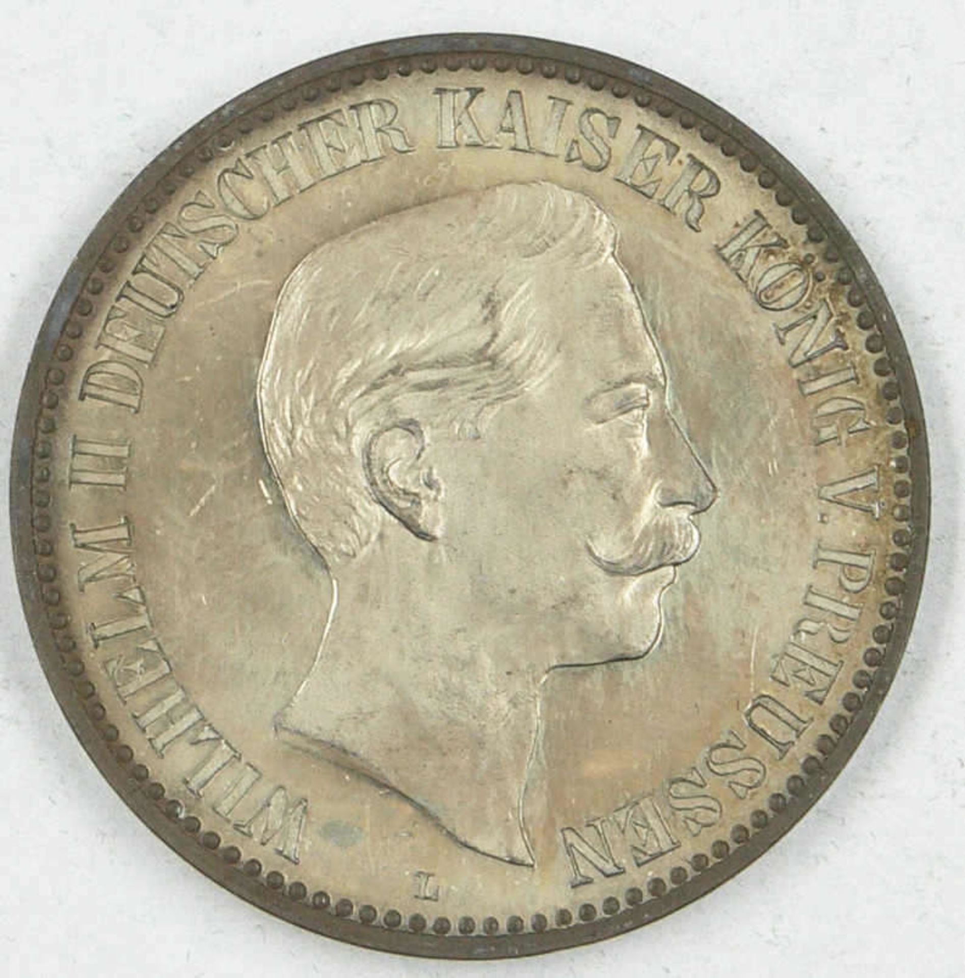 Medaille Deutschland 1888, Friedensreise Kaiser Wilhelm II. 1888, Kat.Nr. Marienbg. 6848, Bronze