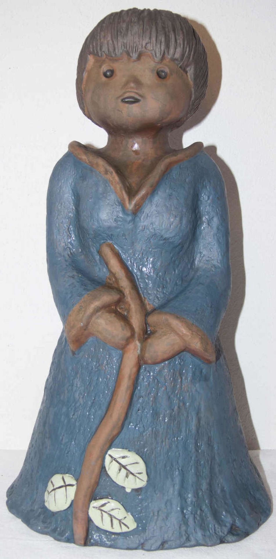 Keramik - Figur "Pilgerin". Höhe ca. 45 cm. Sehr guter Zustand.Ceramic figurine "Pilgrim". Height