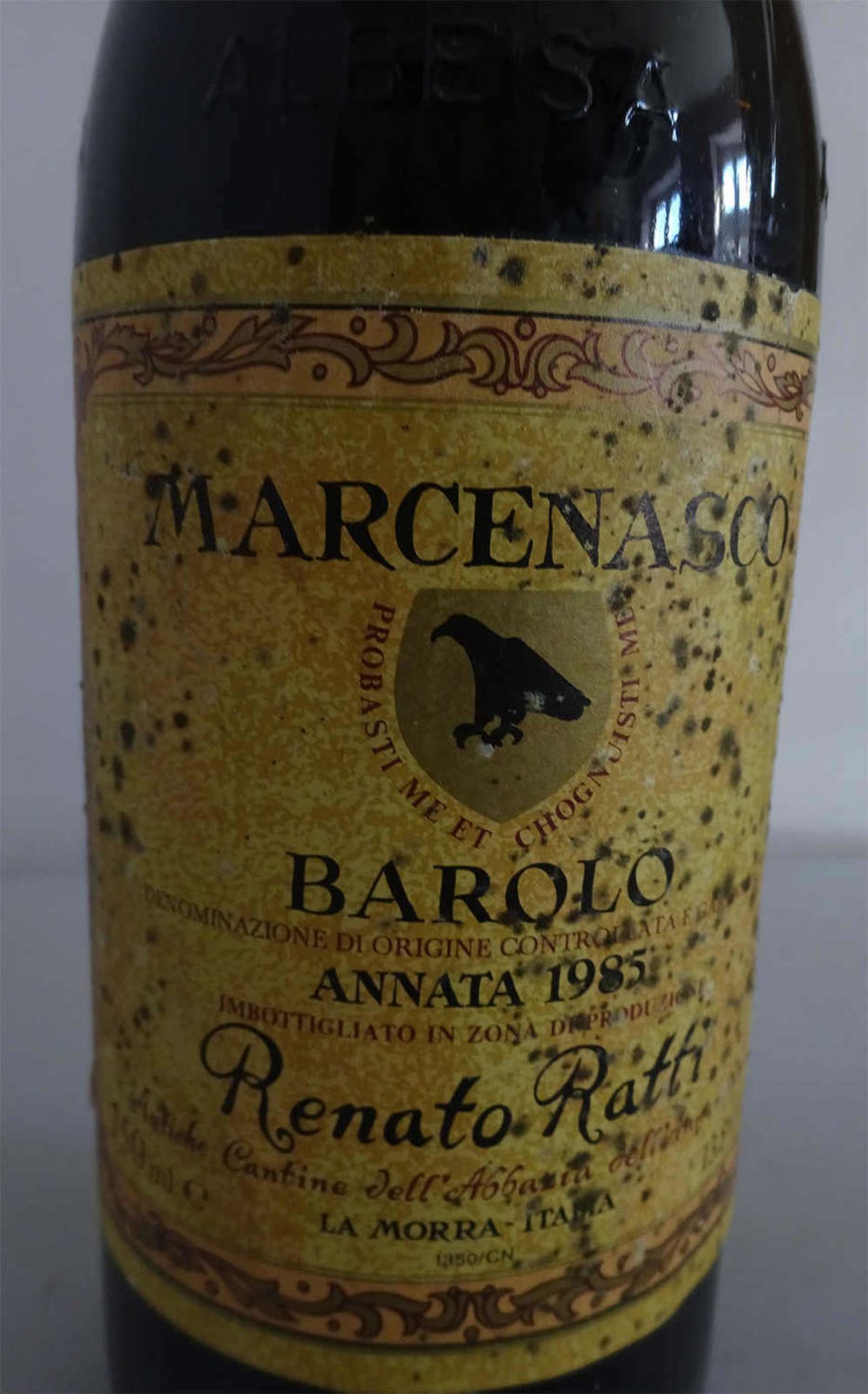 Rotwein, Italien. Marcenasco "Renato Ratti" Barolo, 1985Red wine, Italy. Marcenasco "Renato Ratti" - Bild 2 aus 2