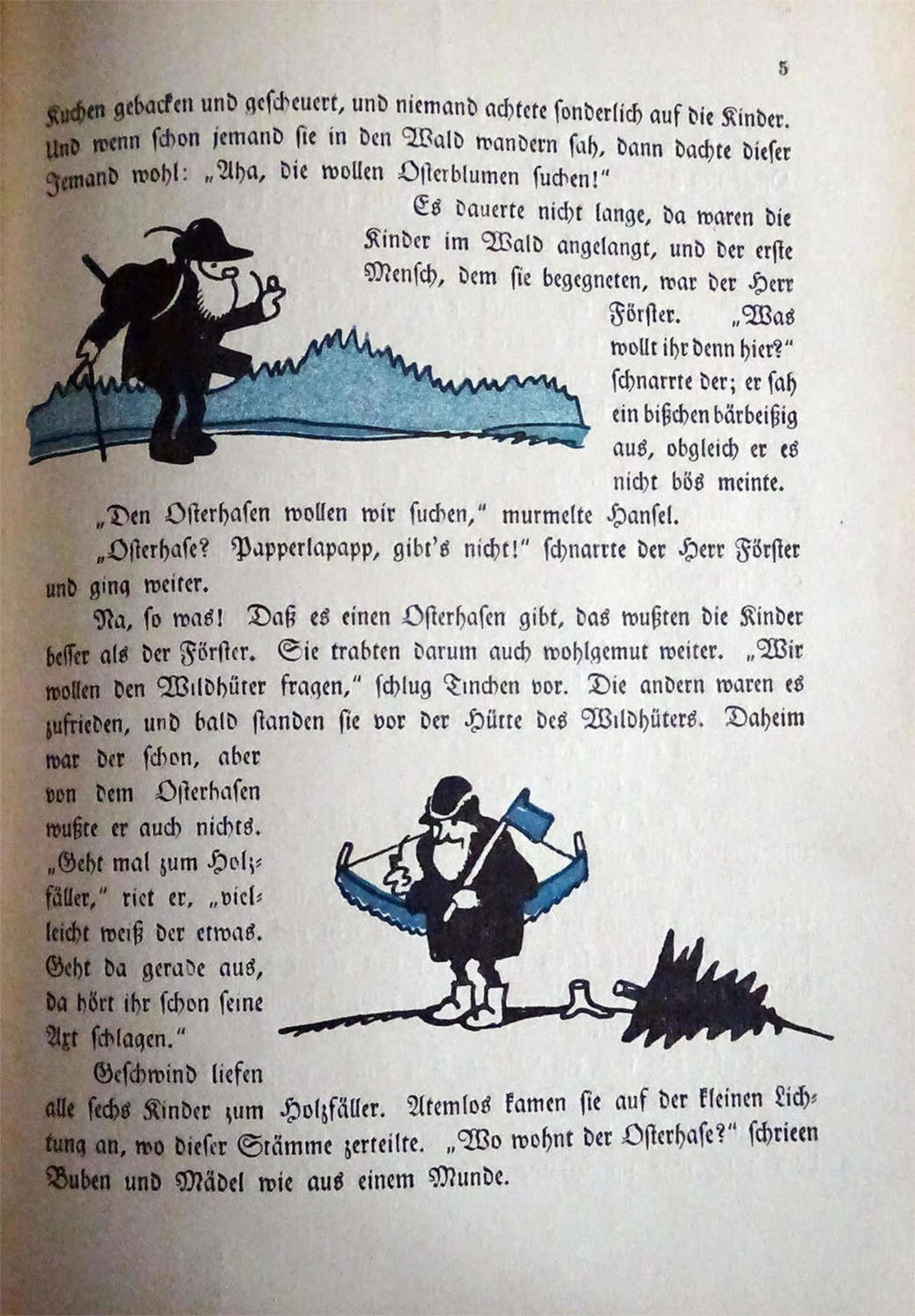 Im Hasenwunderland. Ein fröhliches Kinderbuch, von Josephine Siebe. Dritte AuflageIn the rabbit - Image 2 of 3