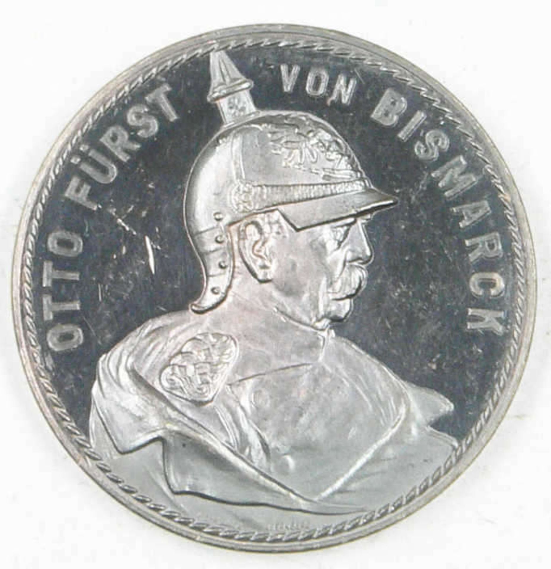 Kaiserreich Silbermedaille "Otto von Bismarck", Brustbild nach rechtsEmpire silver medal "Otto von