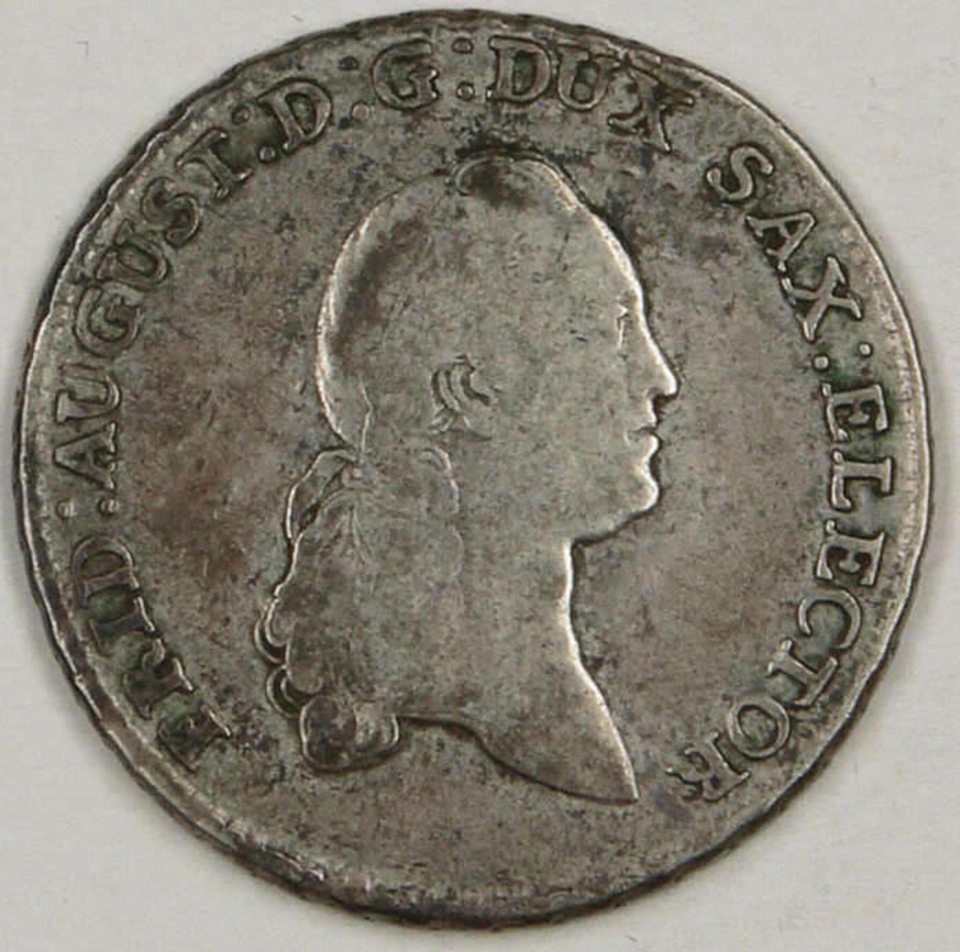 Sachsen-Albertinische Linie 1774, 2/3 - Taler, August-Friedrich III. Silber. Erhaltung: s.Saxony-