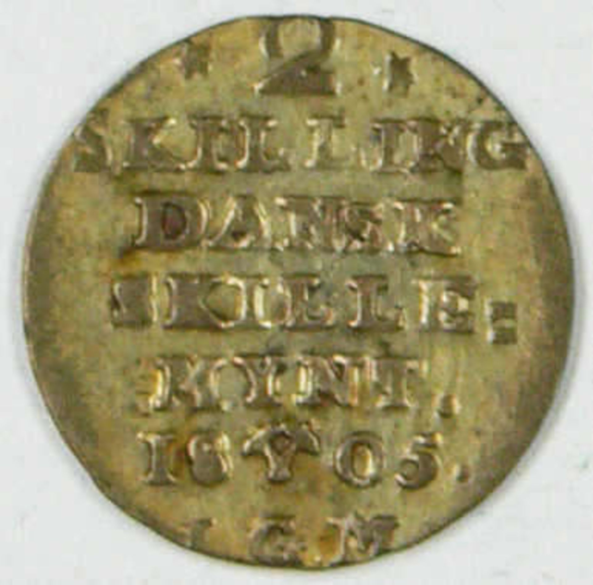 Dänemark 1805, 2 Skilling 1805, Christian VII. 1766-1808, sehr schön - vorzüglich, Katalog Nr. - Bild 2 aus 2