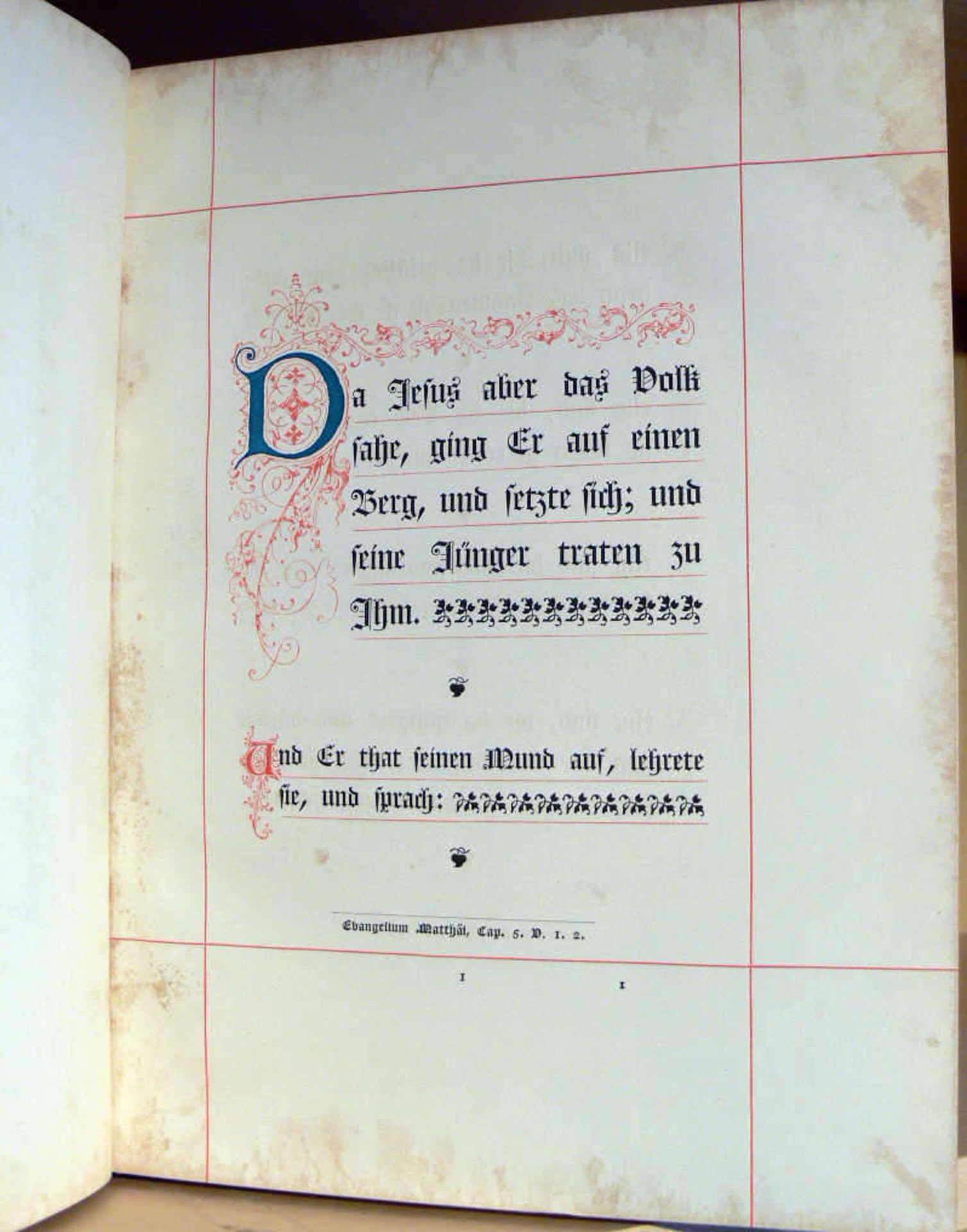 Die Bergpredigt - Dr. Martin Luther´s Übersetzung. Verlag von Heinrich Dieter, Salzburg 1887.The - Image 3 of 3