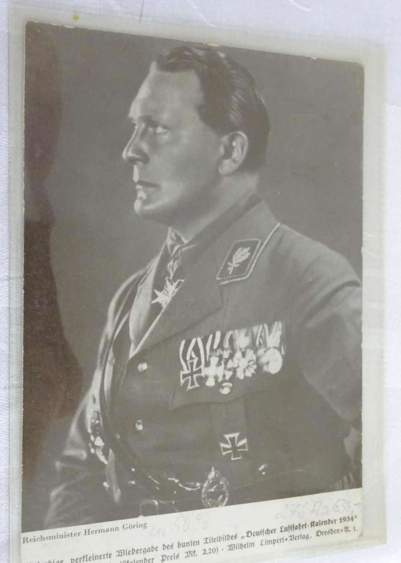 Karte Reichsminister Hermann Göring " Deutschlandfahrt", frankiert mit erstmals verwendeten - Bild 2 aus 2