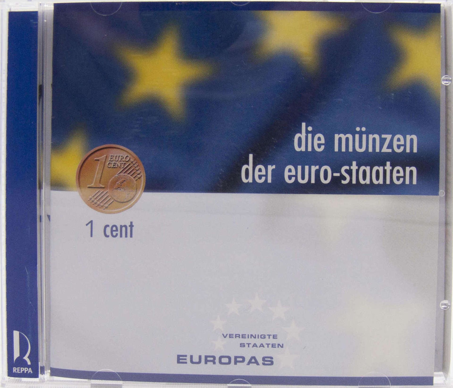 Die Münzen der Euro - Staaten - 1 Cent. In CD - Hülle. Stgl.The coins of the euro states - 1 cent. - Bild 2 aus 2
