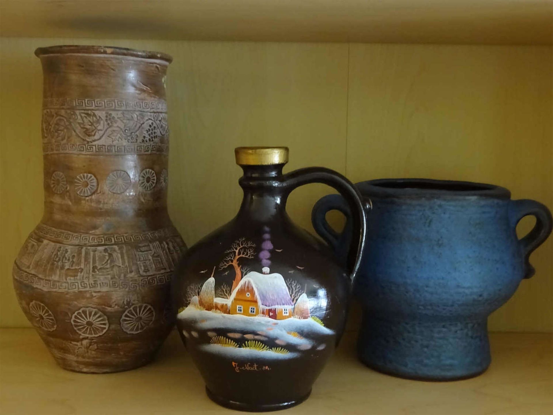 3 Teile Keramik aus Haushaltsauflösung3 parts ceramic from household dissolution