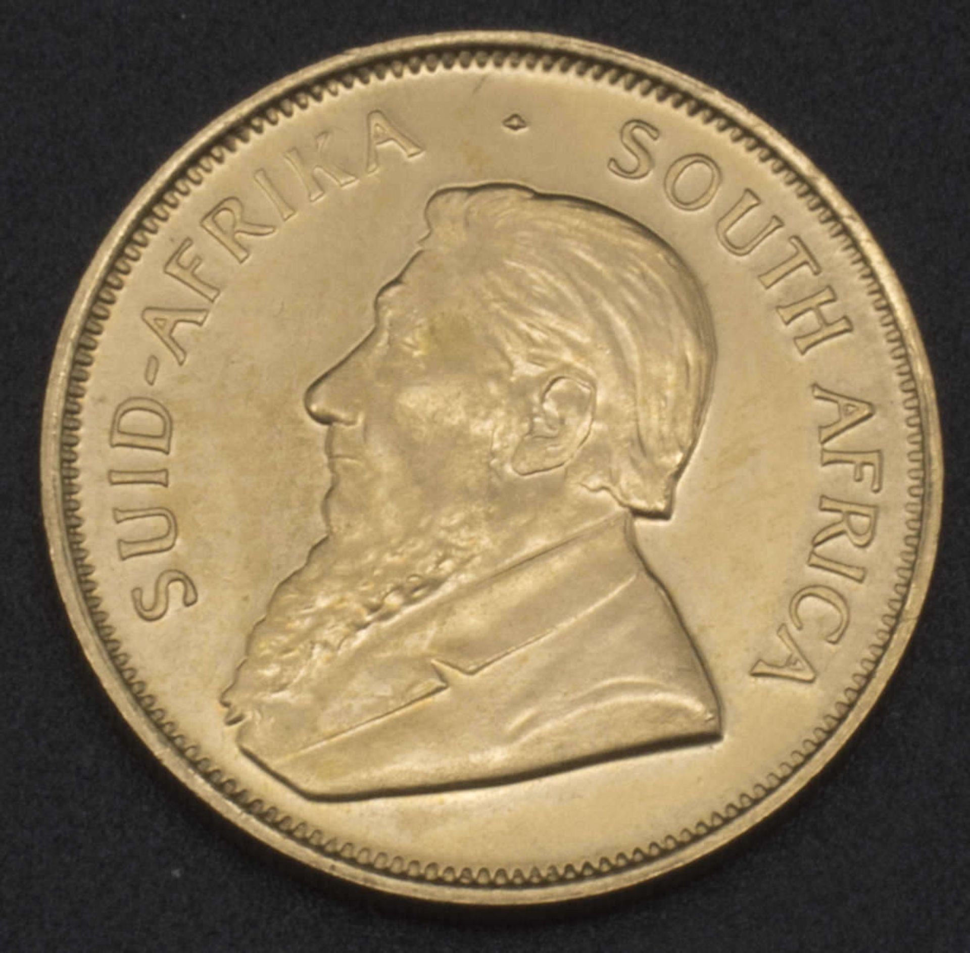 Goldmünze 1/2 Krügerrand. Südafrika 1982Gold coin 1/2 Krugerrand. South Africa 1982