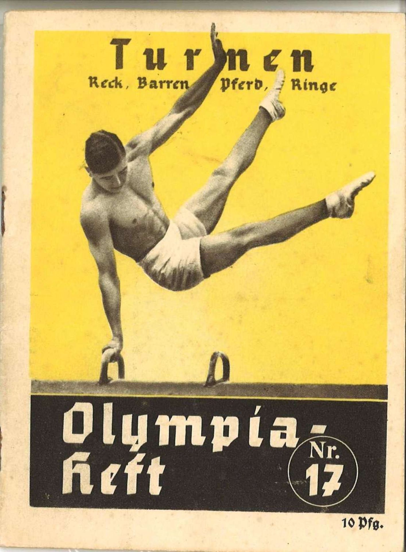 Berlin 1936, Olympia Heft, 32 Seiten, Turnen Nr. 17Berlin 1936, Olympia booklet, 32 pages,