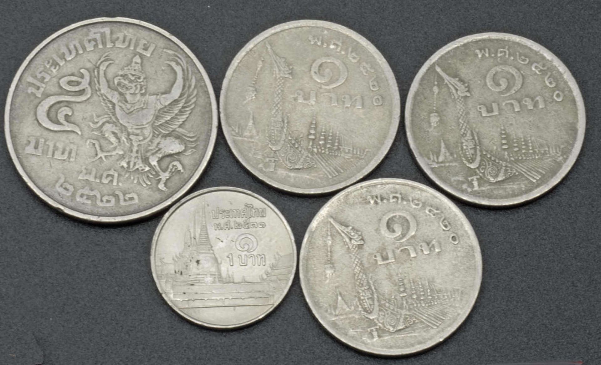 kleines Münzlot Thailand. Bitte besichtigensmall coin slot Thailand. Please visit - Image 2 of 2