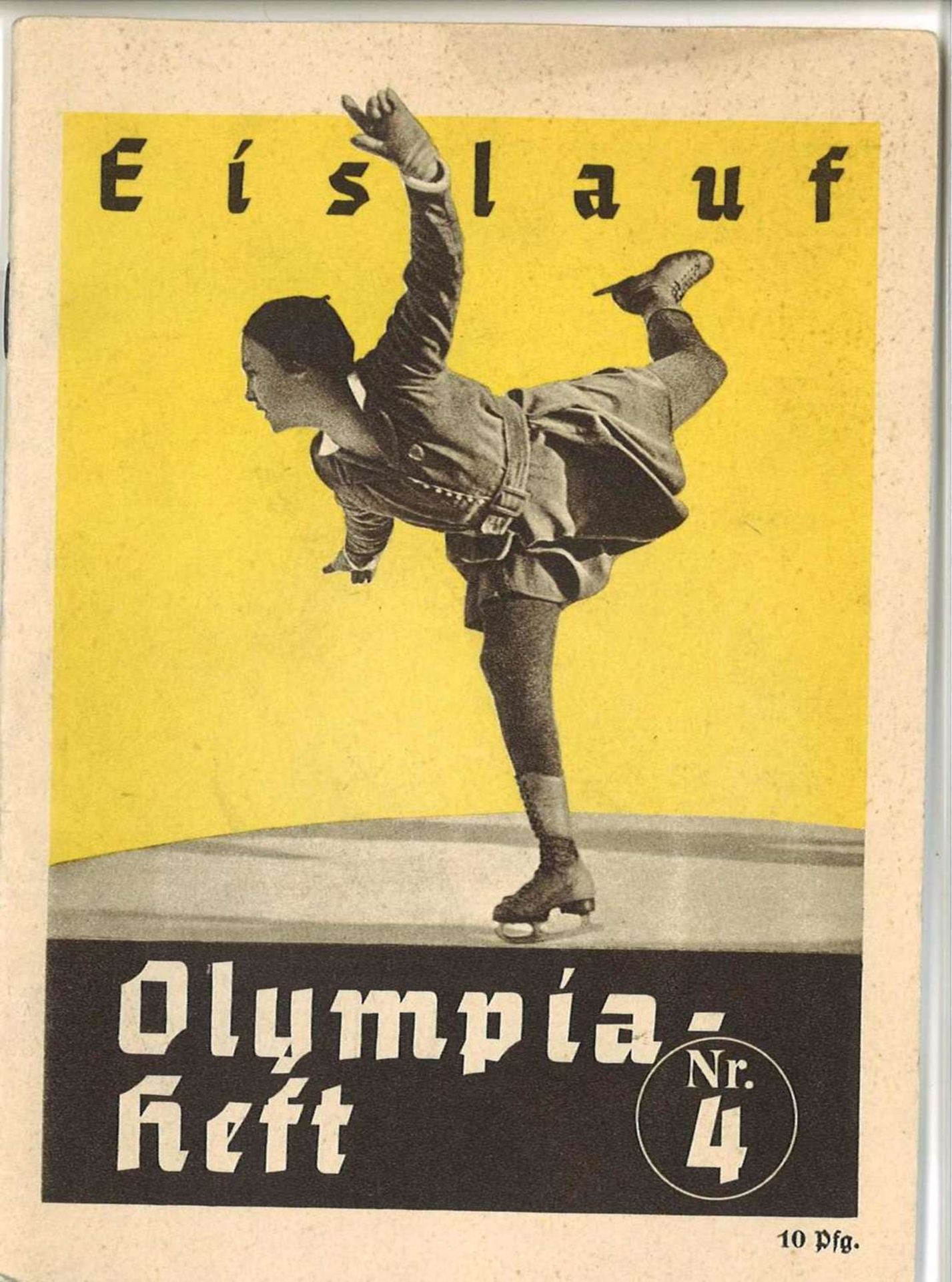 Berlin 1936, Olympia Heft, 32 Seiten, Eislauf Nr. 4Berlin 1936, Olympia Heft, 32 pages, skating