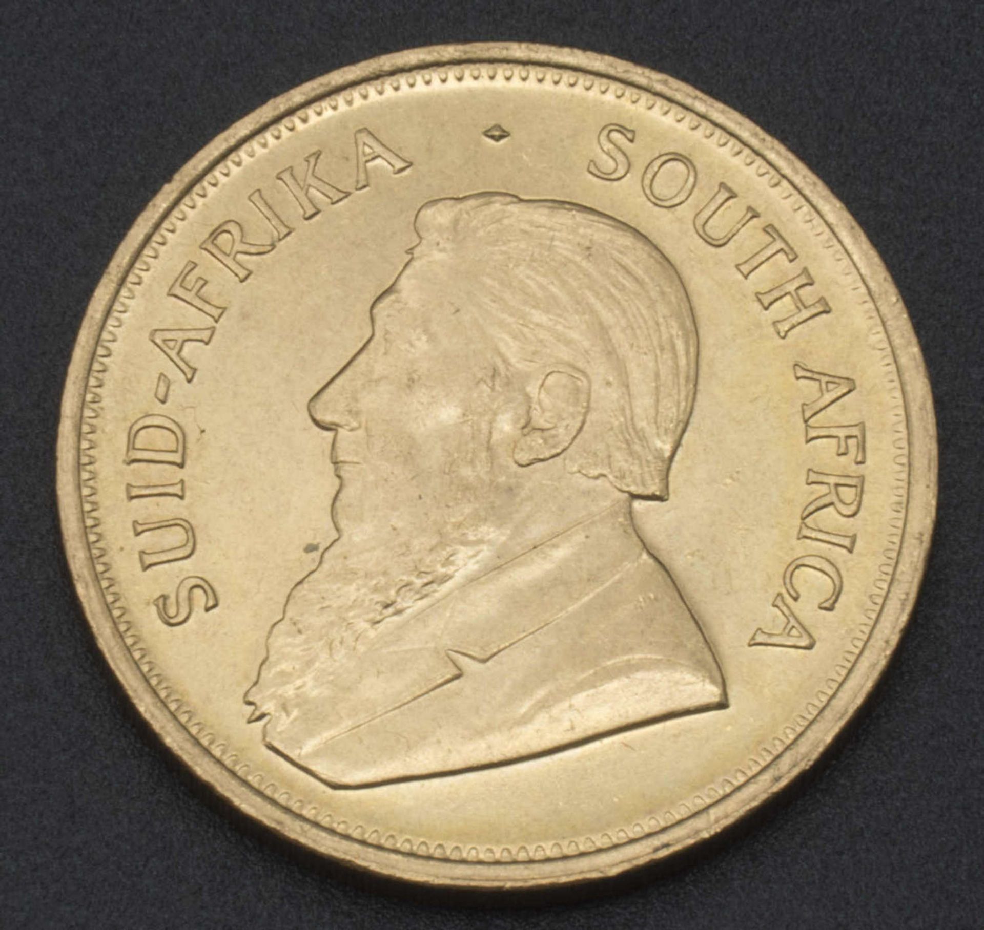 Goldmünze 1 Krügerrand. 1972 SüdafrikaGold coin 1 Krugerrand. 1972 South Africa - Bild 2 aus 2