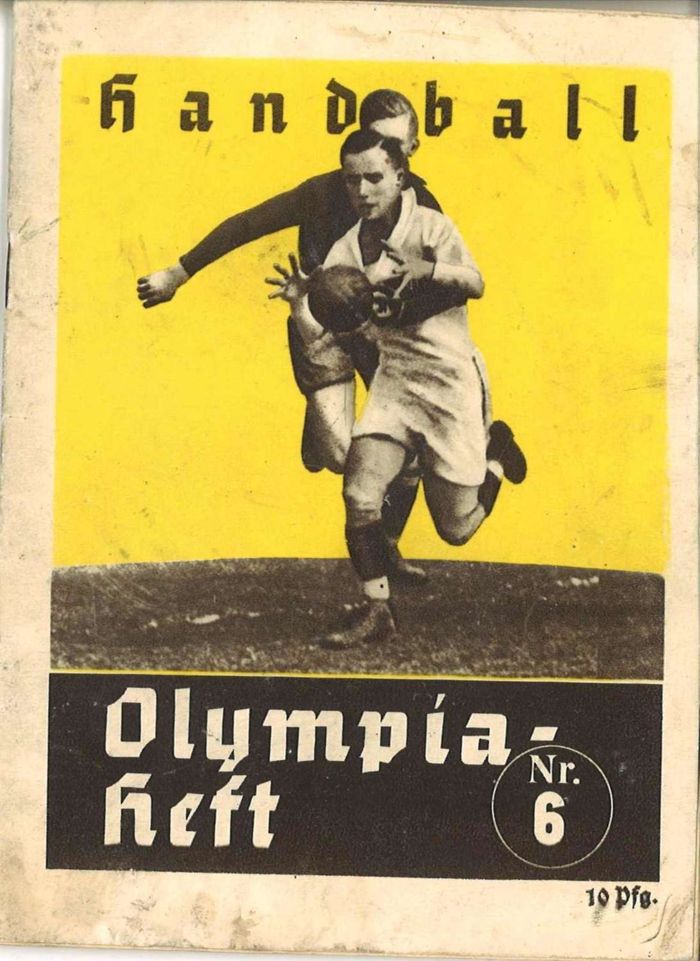 Berlin 1936, Olympia-Heft, 32 Seiten, Handball Nr. 6Berlin 1936, Olympics booklet, 32 pages,