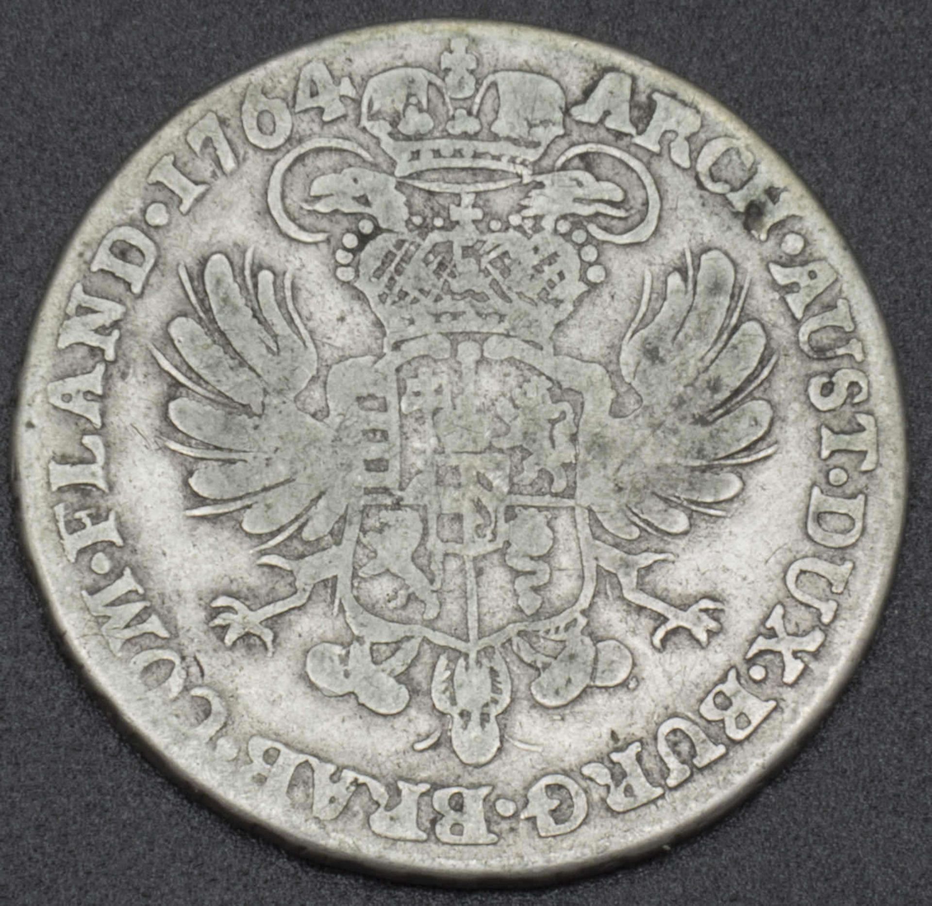 Österreich Taler 1764. Österreich-Niederlande "Maria Theresia" Erhaltung: ss. Katalog Nr. KM - Bild 2 aus 2