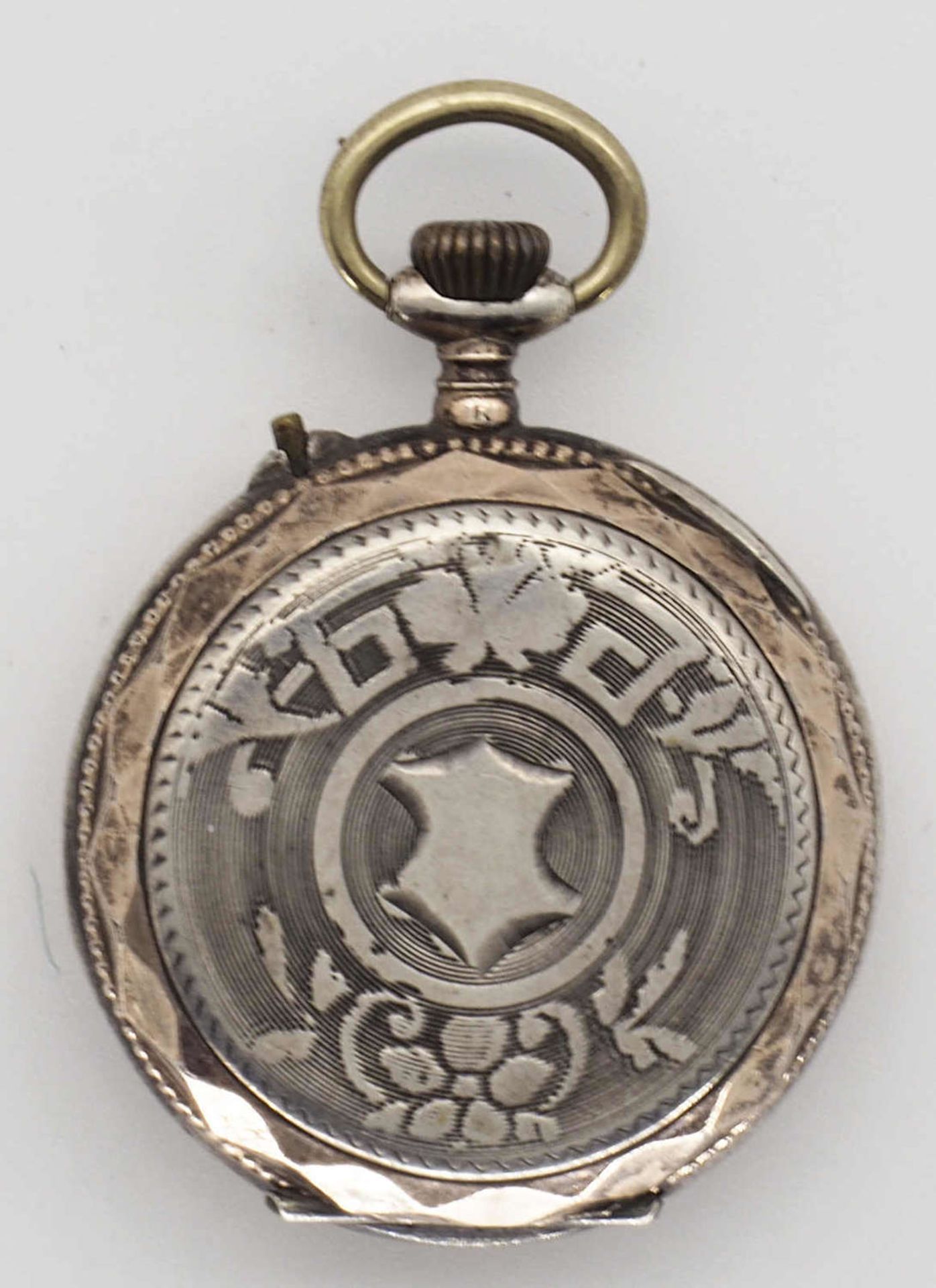 Damentaschenuhr, 800er Silber, funktionsfähig.Ladies pocket watch, 800 silver, functional. - Bild 2 aus 4