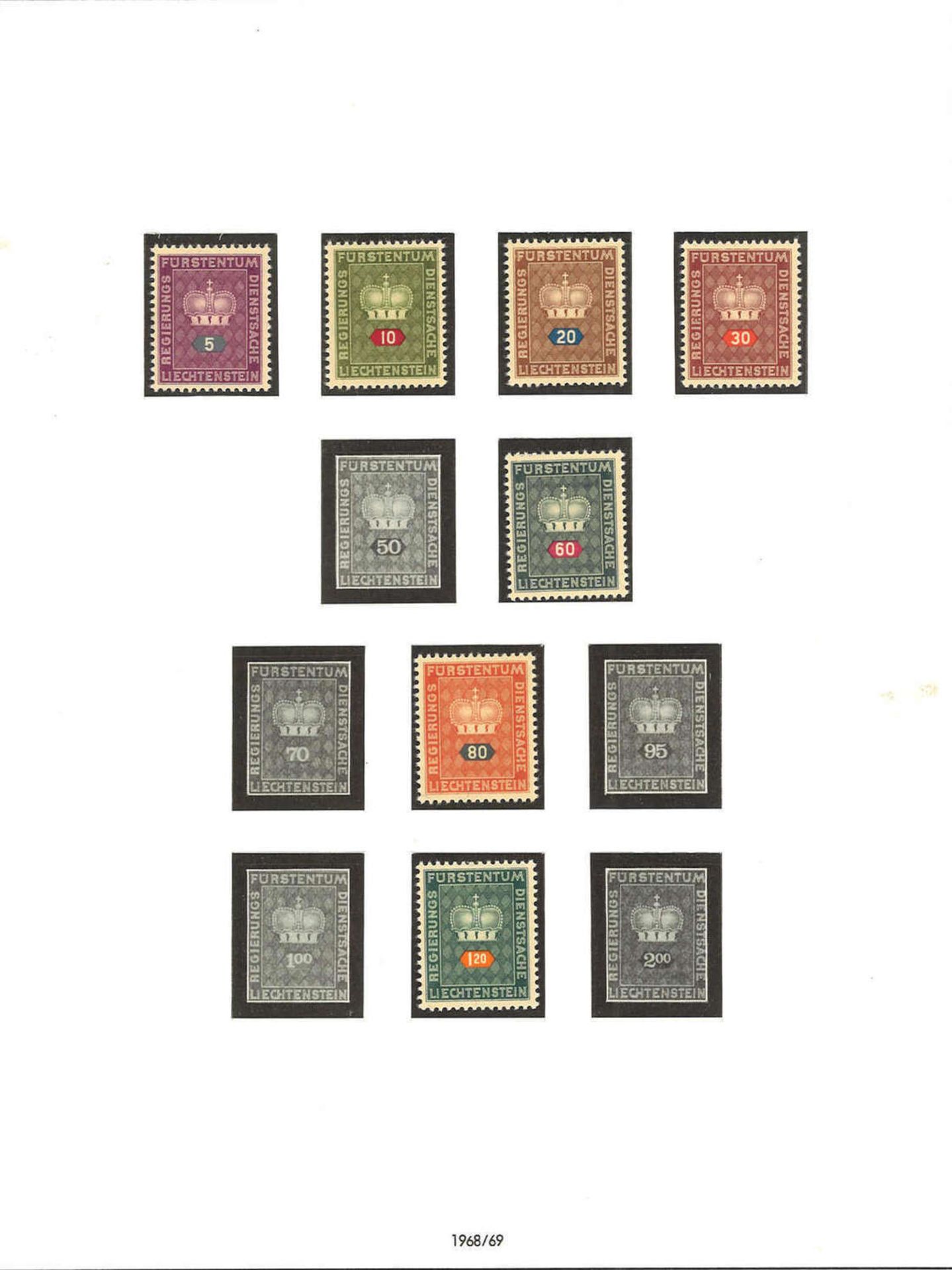 Teilsammlung, Lichtenstein, Luxemburg und Österreich, alle postfrisch, Luxemburg 1957-1973, - Bild 2 aus 9