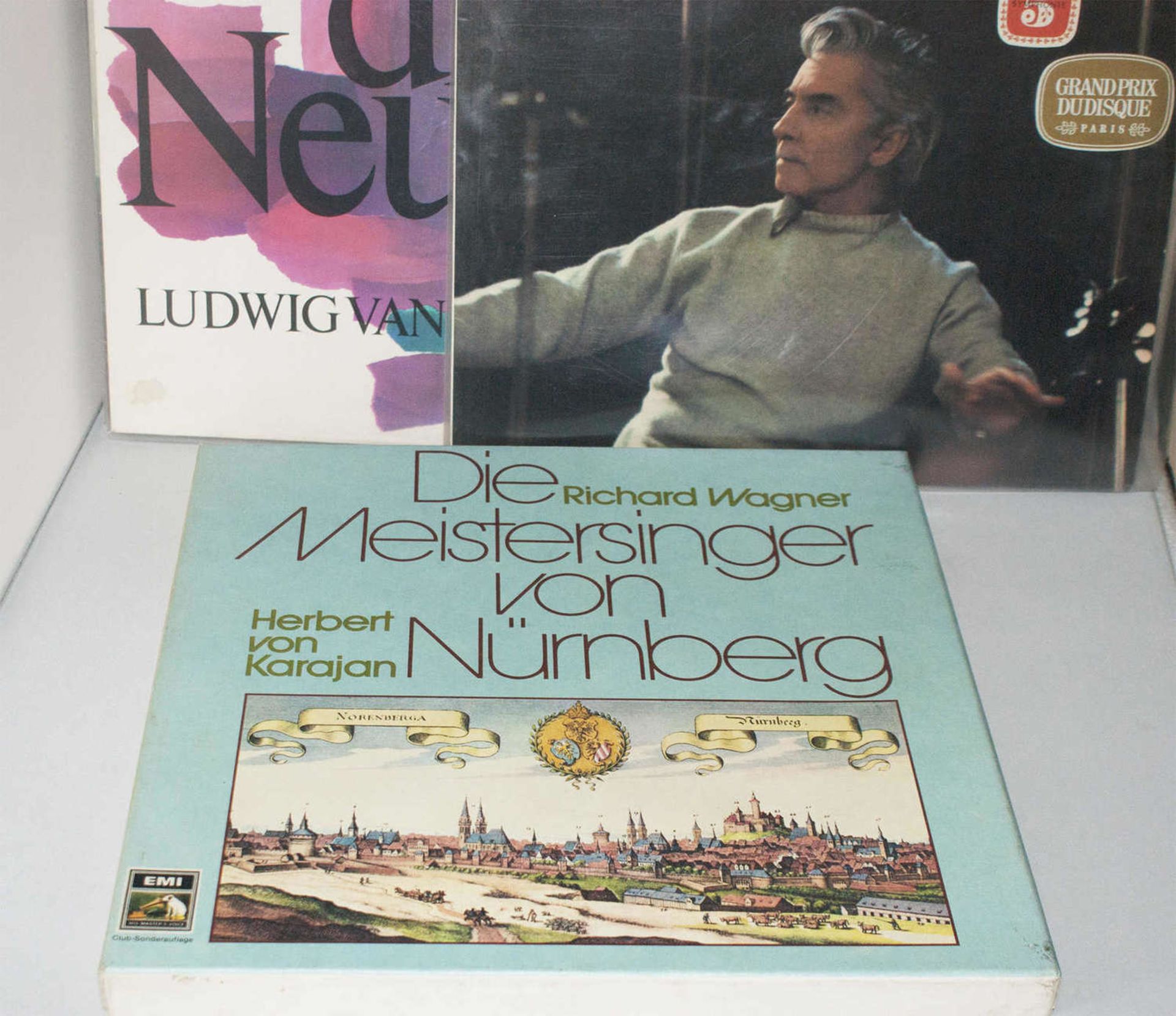 Lot Schallplatten, Thema "Herbert von Karajan", dabei Richard Wagner, Symphonie Nr. 5, etc. Guter - Bild 2 aus 2