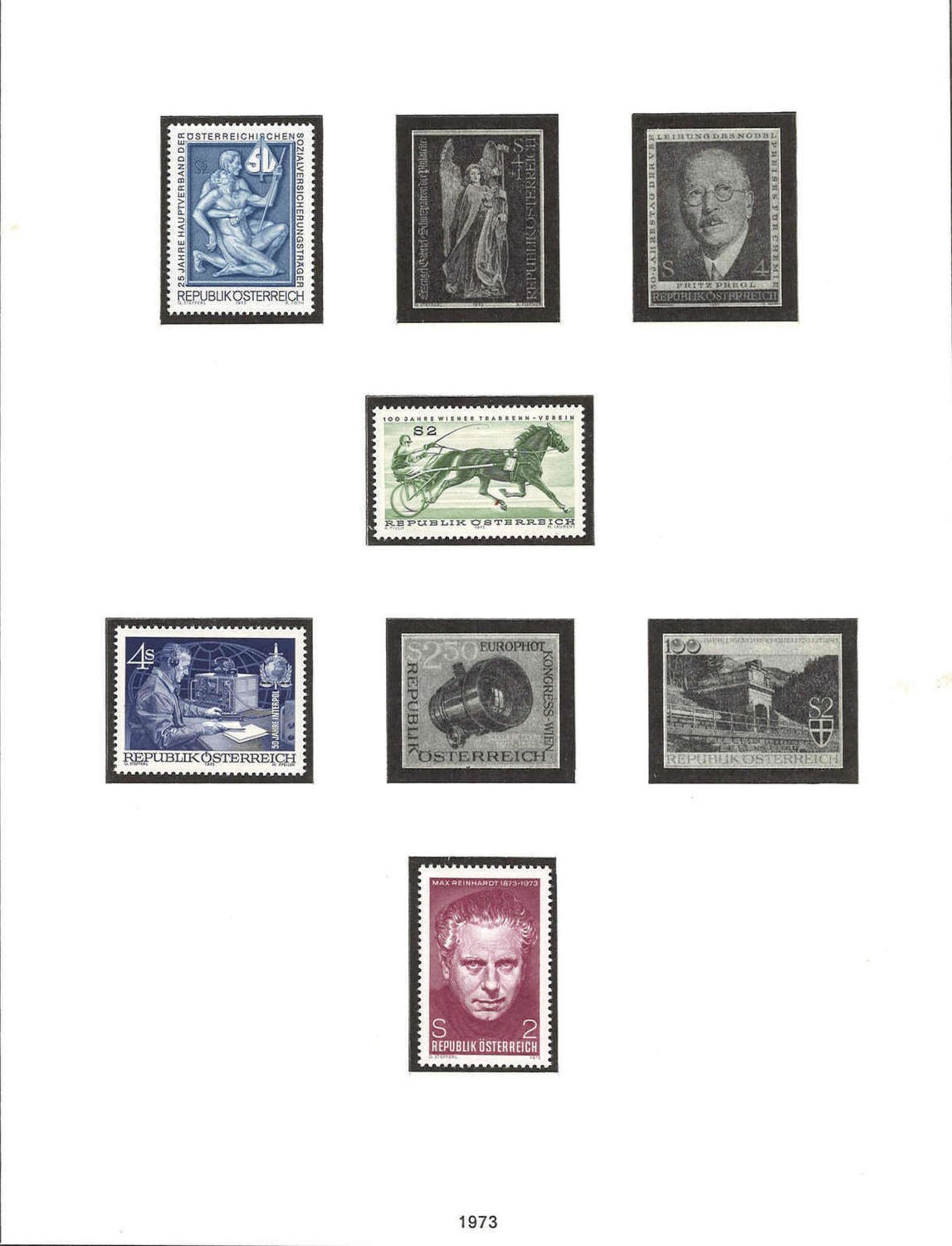Teilsammlung, Lichtenstein, Luxemburg und Österreich, alle postfrisch, Luxemburg 1957-1973, - Image 7 of 9