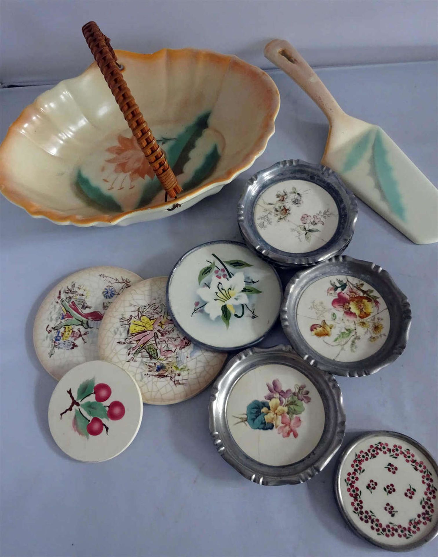 Lot Keramik, 30-60er Jahre. Insgesamt 12 TeileLot of ceramics, 30-60s. A total of 12 parts