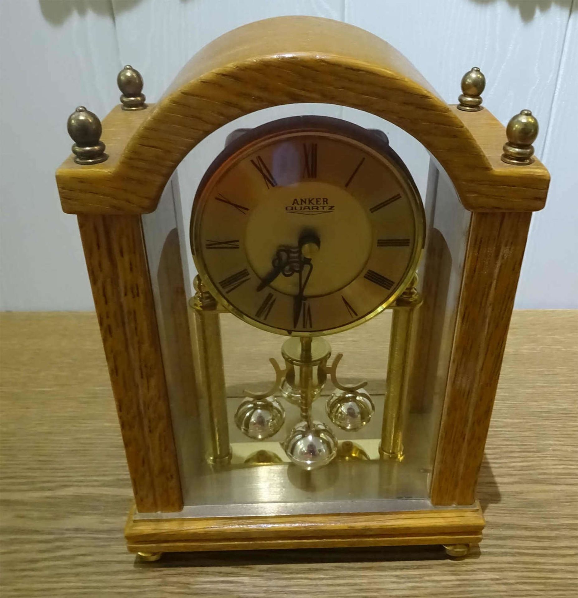 Jahres-Drehpendeluhr, Marke: Anker, QuarzYear rotary pendulum clock, Brand: Anchor, Quartz - Bild 2 aus 2