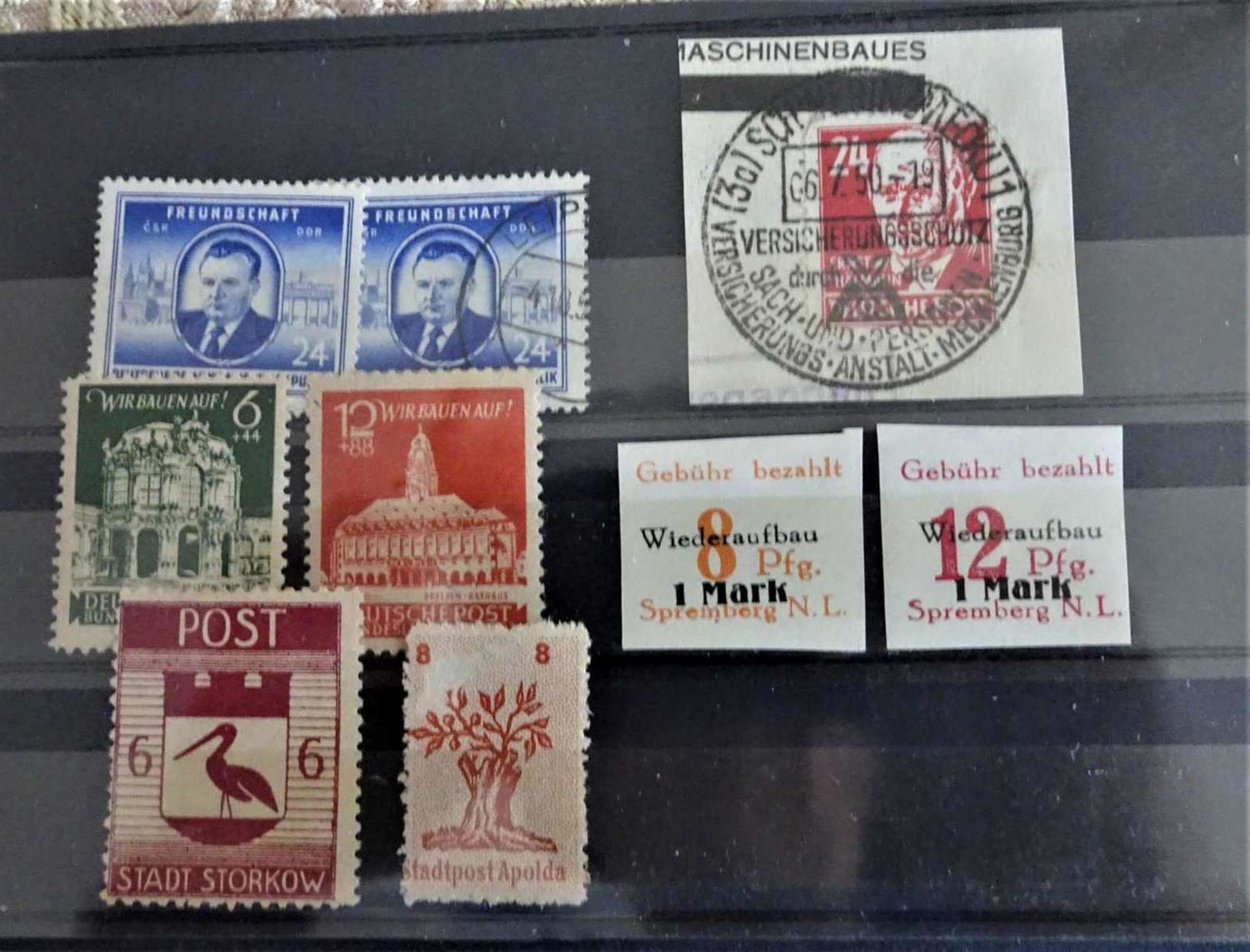 kleines Lot Steckkarten deutsche Gebiete nach 1945, z.B. BRD, DDR, etc. Bitte besichtigen!small - Bild 3 aus 3