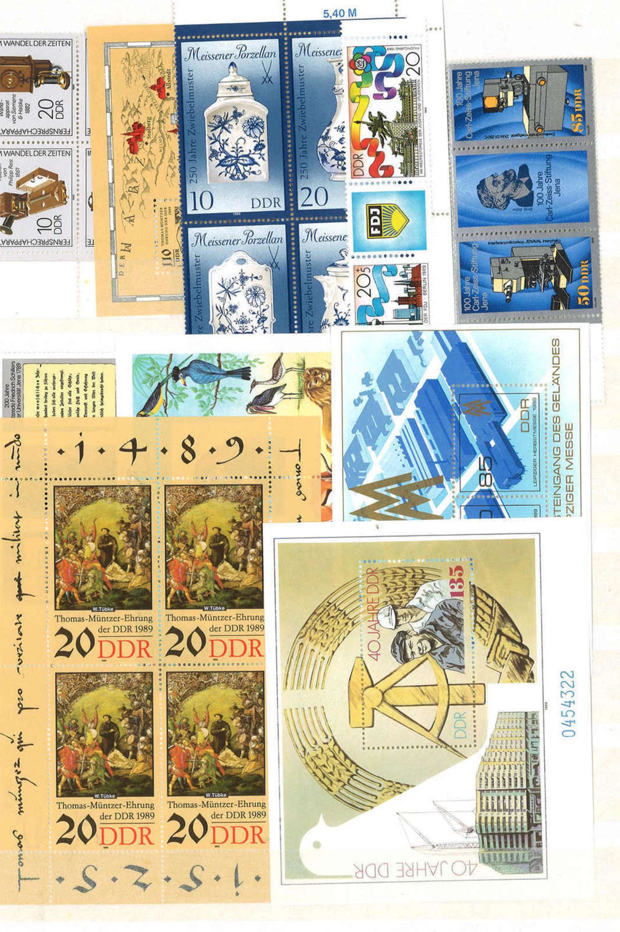 DDR Sammlung von 1976-1990. Komplett postfrisch. Michel ca. 700 €. Bitte besichtigenGDR collection - Bild 6 aus 6
