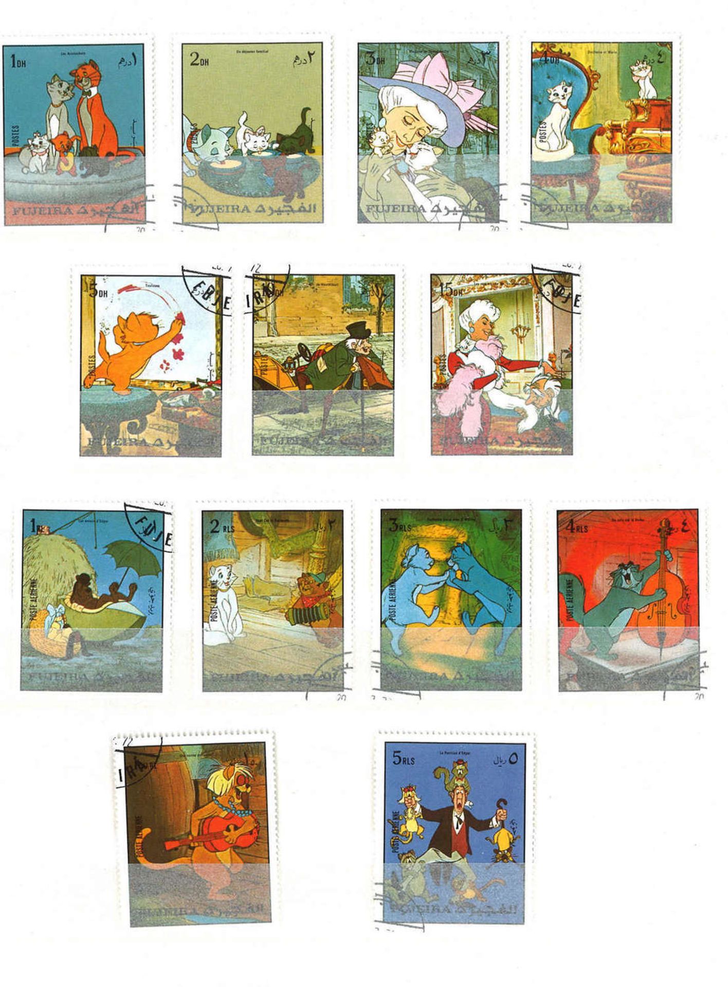 schönes dickes, halb gefülltes Dublettenalbum mit Disney Briefmarken, hoher Wert. Bitte - Bild 5 aus 5