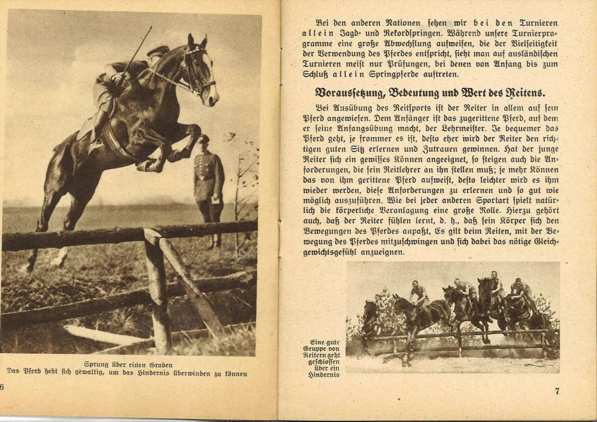 Berlin 1936, Olympia Heft, 32 Seiten, Reiten Nr. 16, Fechten Nr. 14, Werfen Nr. 11, Springen Nr. 10, - Image 4 of 4
