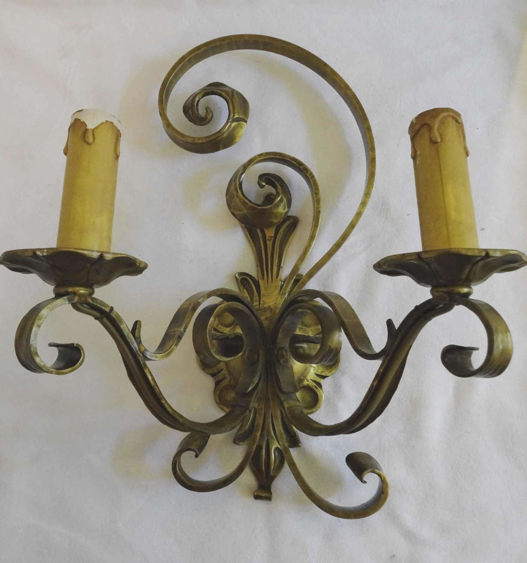 10 brass sconces from the old household. Electrified. Please visit!