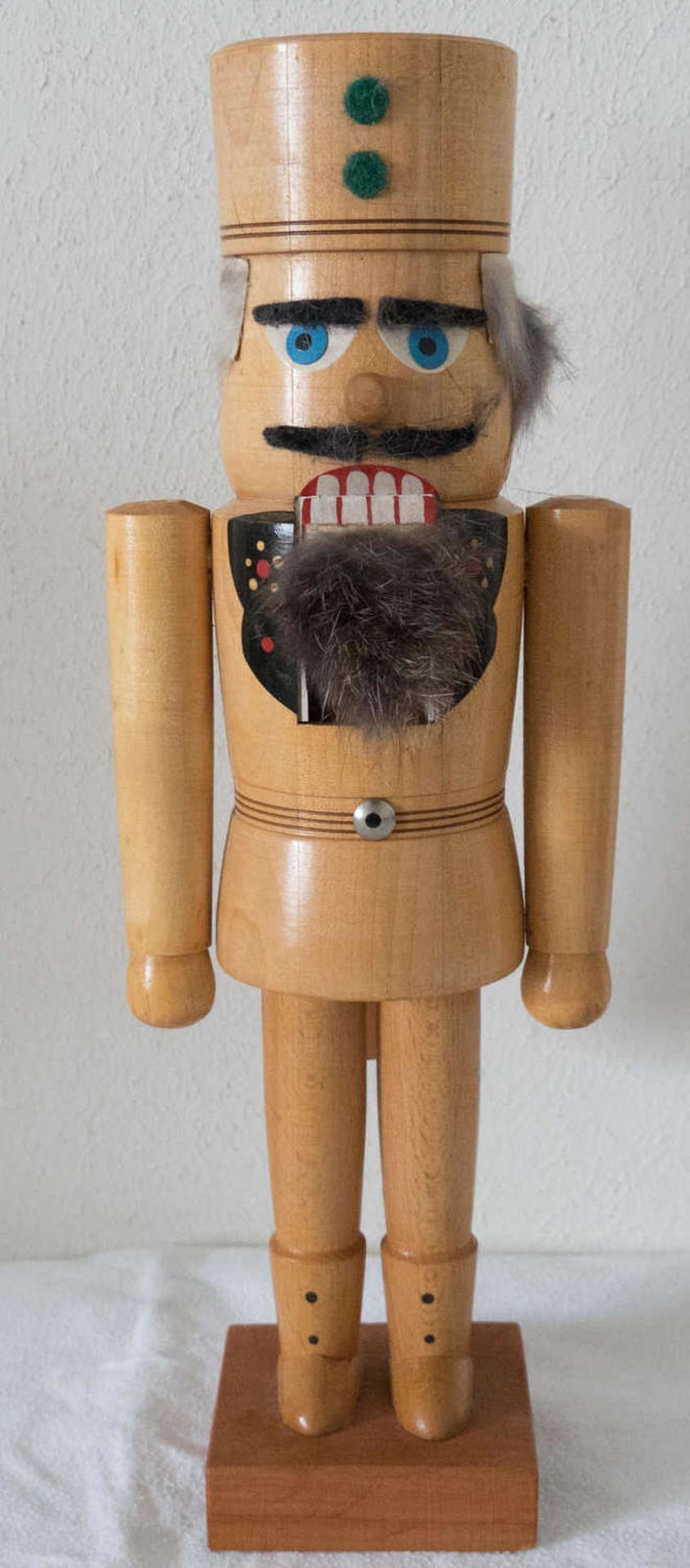 Nutcracker, wood. Height. about 35.5 cm.