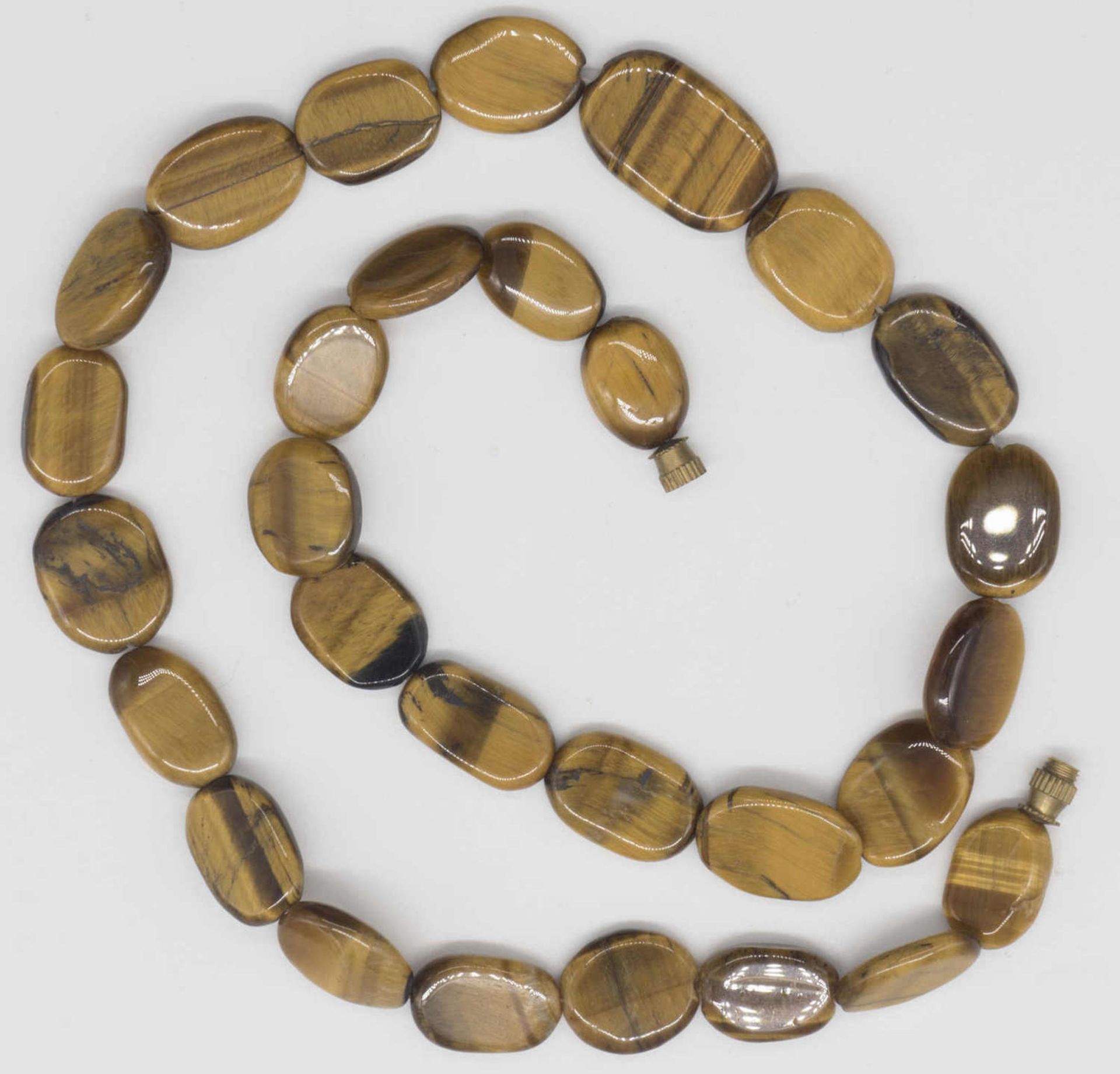 Tiger eye - necklace, length: approx. 48 cm.