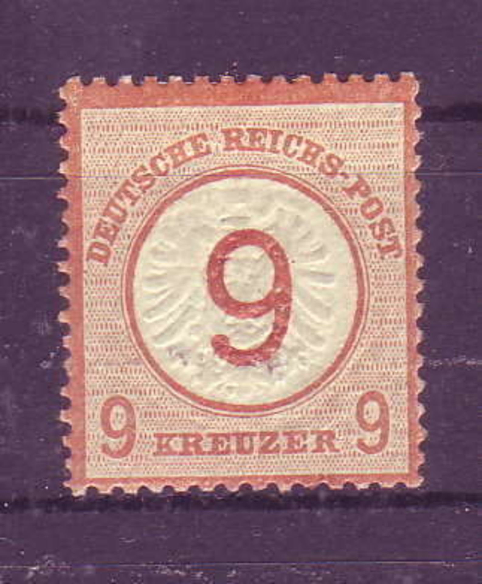 German Reich, Michel - No. 30, 9 on 9 Kr., Unused.