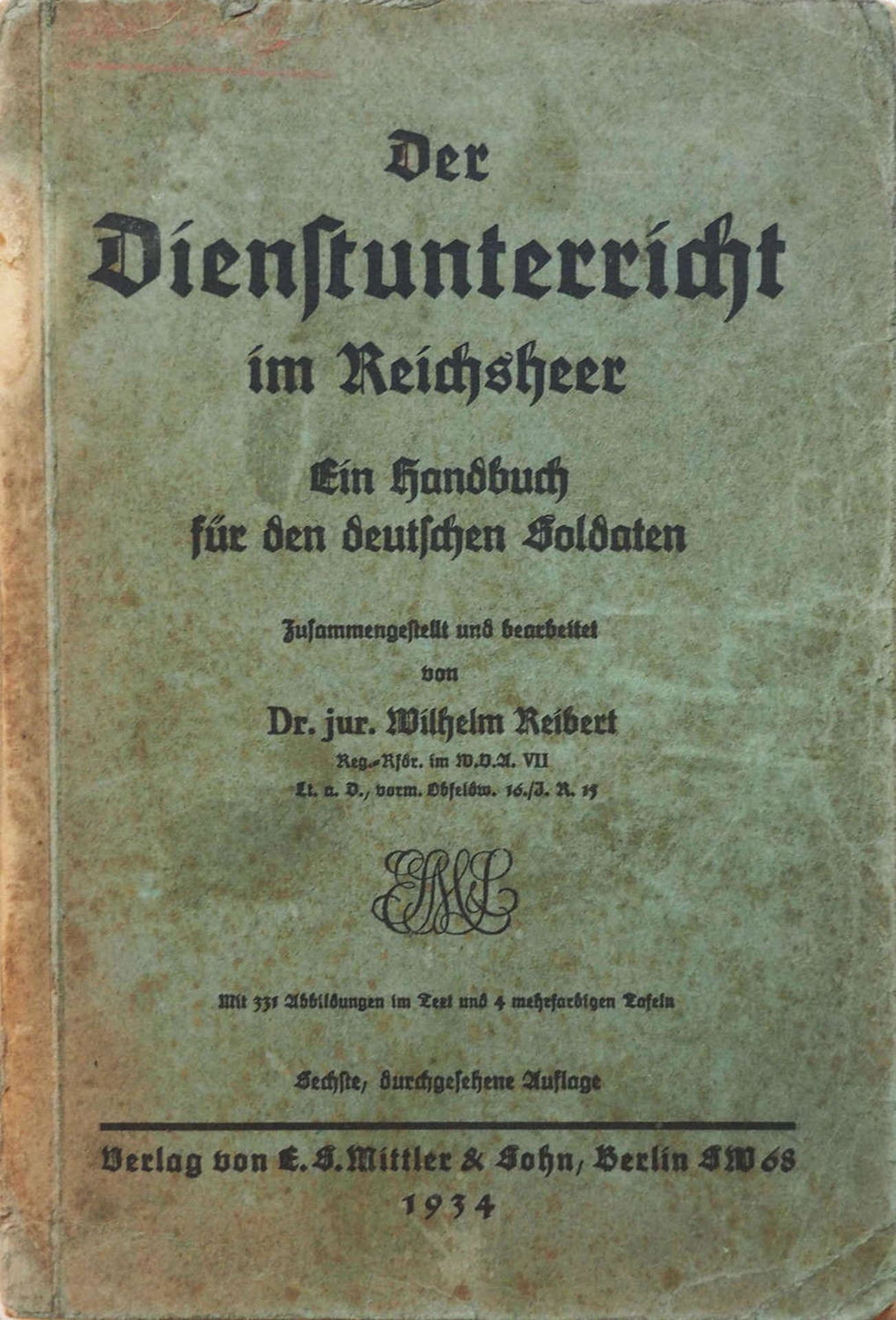 The service instruction in the Reichsheer, a manual for the German soldier, 1934